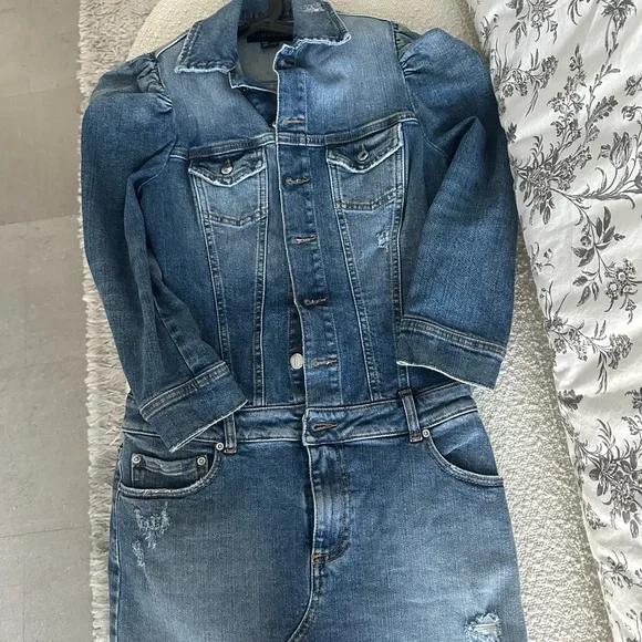 Denim Retrofete Sibi Dress - Picture 2 of 5